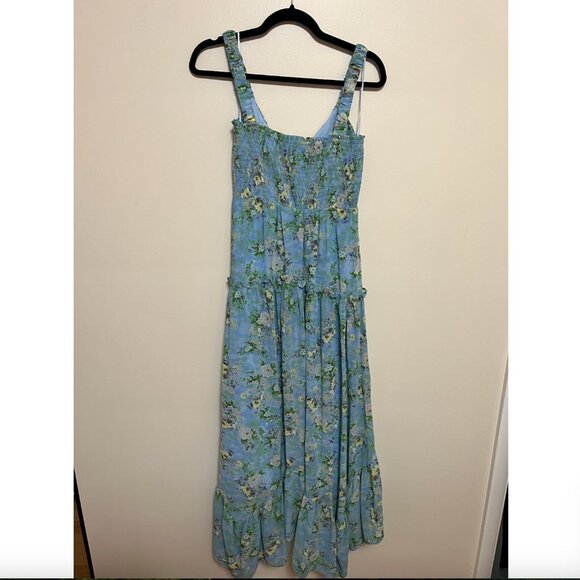 Astr The Label $129 Floral Shirred Sundress Medium - Picture 7 of 10